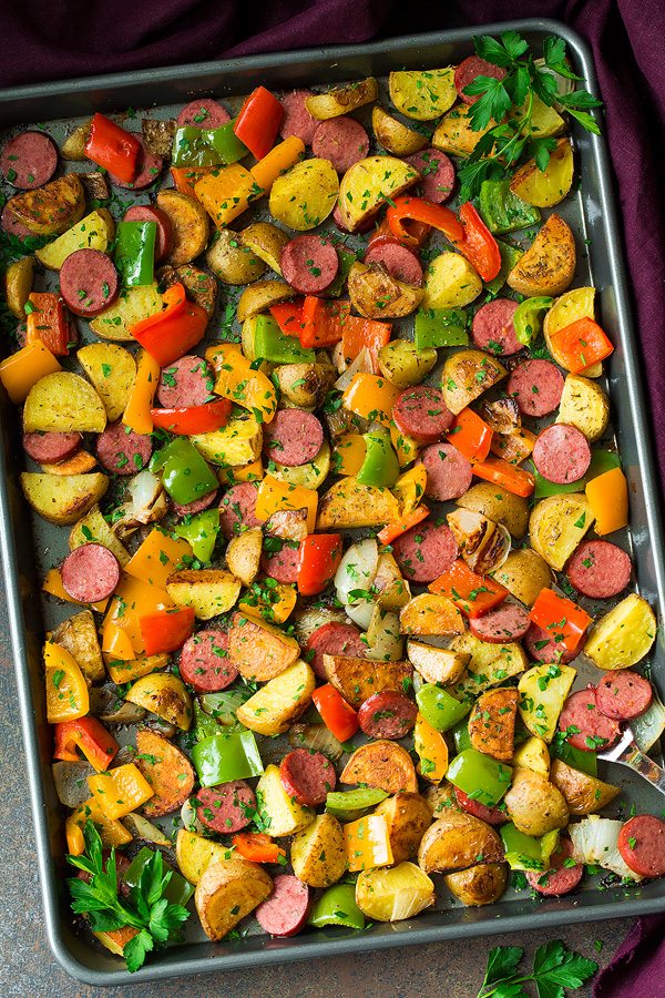 Easy Sheet Pan Turkey Sausage Hash: Quick Weeknight Dinner